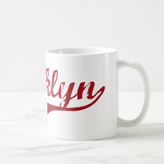 Caneca De Café Design clássico de Brooklyn Ohio (Direita)