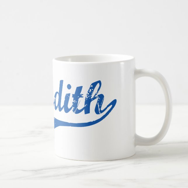 Caneca De Café Design clássico de Meredith New Hampshire (Direita)