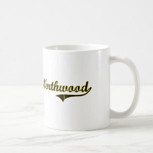 Caneca De Café Design clássico de Northwood Iowa