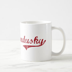 Caneca De Café Design clássico superior de Sandusky Ohio