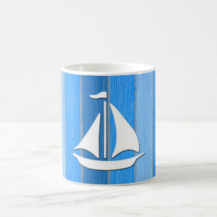 Caneca De Café Design com tema náutico