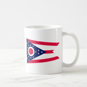 Caneca De Café Design da bandeira do estado de Ohio