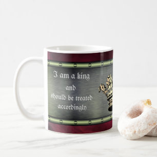Caneca De Café Design da Coroa Regal para o Indivíduo Controlador