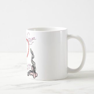 Caneca De Café Design da dança do dançarino da dança