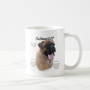 Caneca De Café Design da história de Bullmastiff (jovem corça)