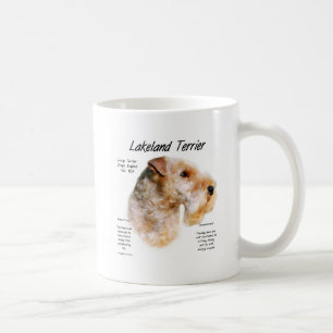 Caneca De Café Design da história de Lakeland Terrier