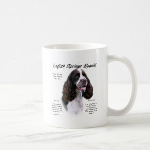 Caneca De Café Design da história do Spaniel de Springer inglês