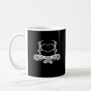 Caneca De Café Design da Mão do Esqueleto