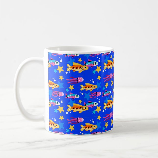 Caneca De Café design da pesca (Esquerda)