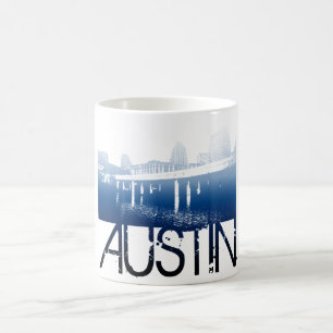 Caneca De Café Design da skyline de Austin