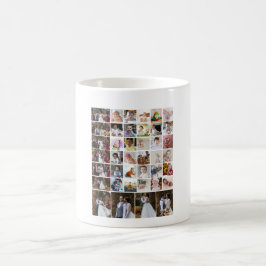 Caneca De Café Design da Sua Própria Colagem de Fotos 40