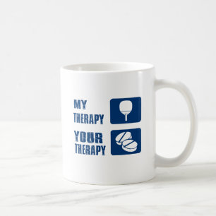Caneca De Café design da terapia do pong do sibilo