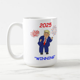 Caneca De Café Design Dancing Trump - Ganhando