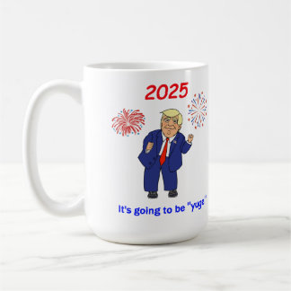 Caneca De Café Design Dancing Trump - "Yuge"