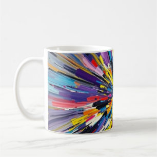 Caneca De Café Design de abstrato de arte expressa poster