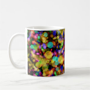 Caneca De Café Design de abstrato multicoloração-27099