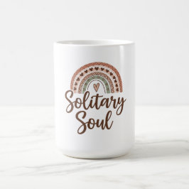 Caneca De Café Design de alma solitária do estilo Boho