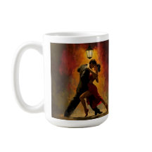 ✨Design de Arte Romântica de Casal de Tango Elegan