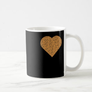 Caneca De Café Design de basquetebol Heart Love