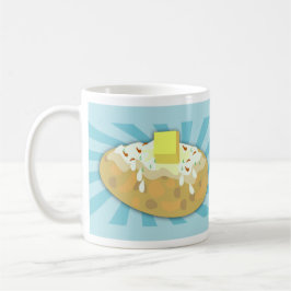 Caneca De Café Design de Batata Funny