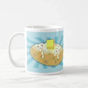 Caneca De Café Design de Batata Funny