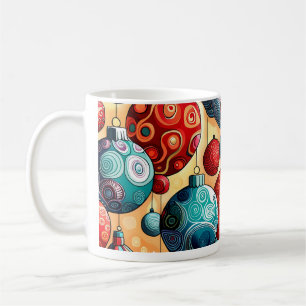 Caneca De Café Design de Bauble Natal