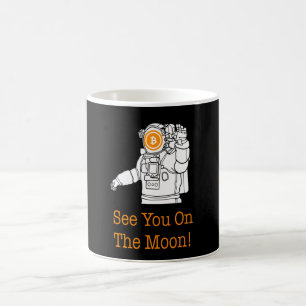 Caneca De Café Design de Bitcoin Inqiue