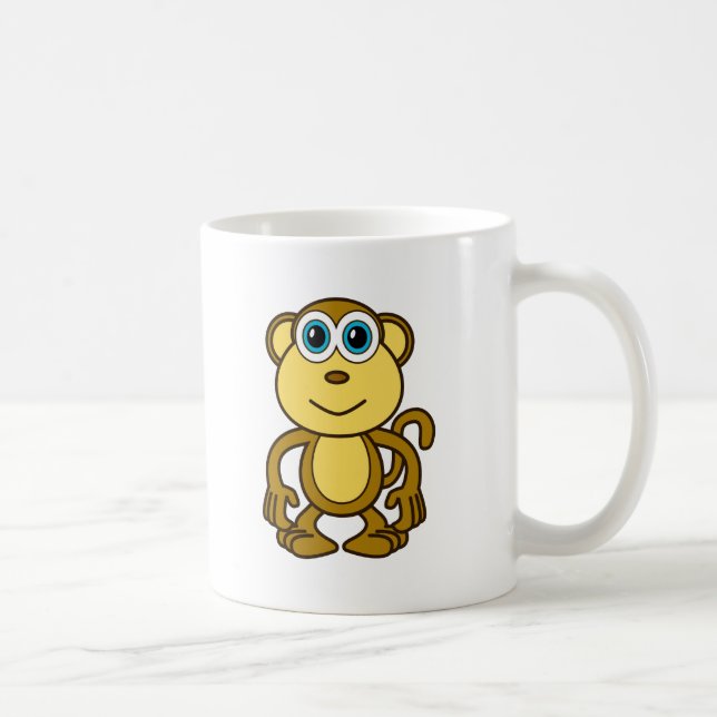 Caneca De Café Design de Bizness do macaco (Direita)
