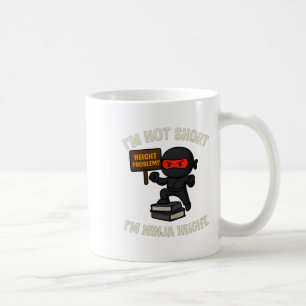 Caneca De Café Design de Boxe de Artes Marciais de Altura Ninja E