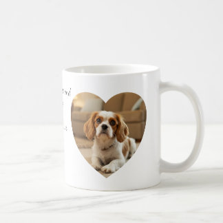 Caneca De Café Design de Cachorro em Forma de Coração – “Felicida