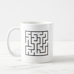 Caneca De Café Design de café preto simples