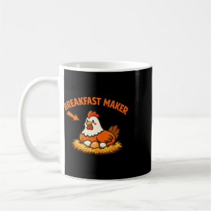 Caneca De Café Design de Camada de Ovo de Humor de Café da Manhã