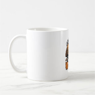 Caneca De Café Design de Camisa Assustador Vintage de Doces de Ha