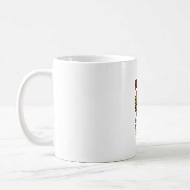 Caneca De Café Design de Camisa da Lua da Casa Assombrada do Hall (Esquerda)