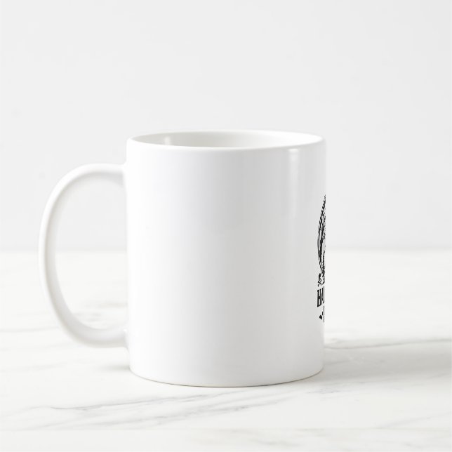 Caneca De Café Design de Camisa de Bruxa Abóbora de Festa de Hall (Esquerda)