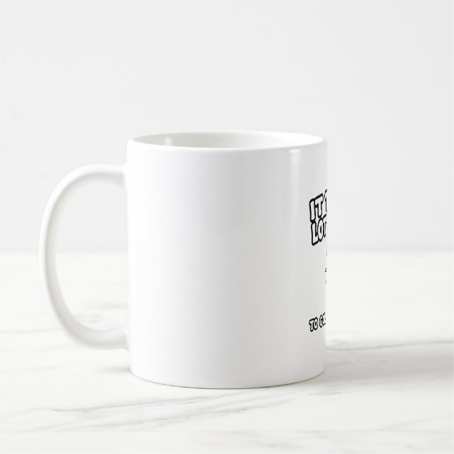 Caneca De Café Design de Camisa T do Golf Lover (Esquerda)