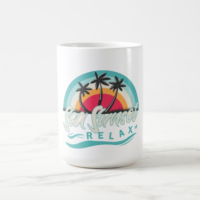 Caneca De Café Design de Camisas T ao Lover-do-mar (Centro)