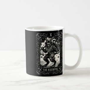 Caneca De Café Design de Carta de Tarot Krampus Temporada de Nata