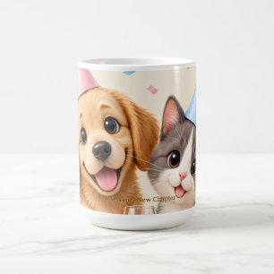 Caneca De Café Design de Celebração de Ano Novo para Amantes de A