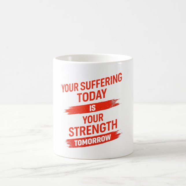Caneca De Café Design de Citação Motivacional (Centro)