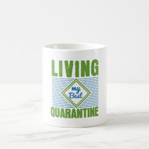 Caneca De Café Design de conscientização sobre quarentena do víru