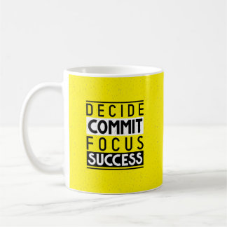 Caneca De Café Design de Cotação Motivacional para Achievers