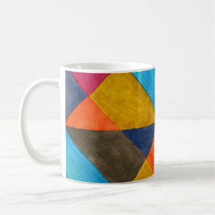 Caneca De Café Design de criação de abstrato de aquarela.