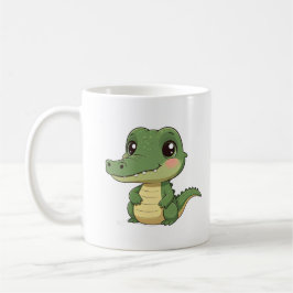 Caneca De Café Design de crocodilo de bebê