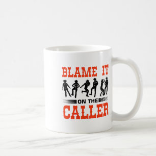 Caneca De Café Design de dança ao quadrado ocidental para um danç