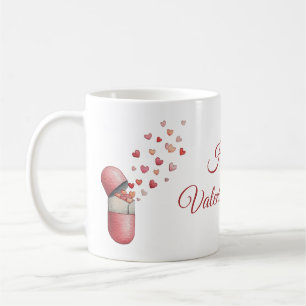 Caneca De Café Design de Dia dos Namorados Medicina do Amor
