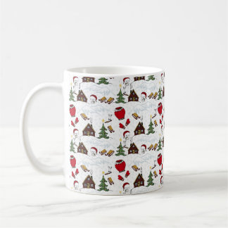 Caneca De Café Design de diversão de Natal