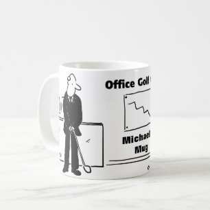 Caneca De Café Design de Diversão para o Golf Lover