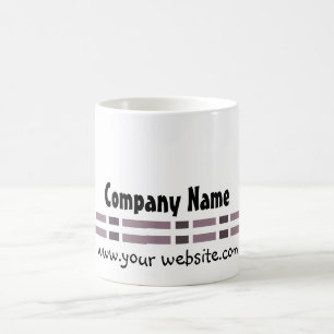 Caneca De Café Design de Escritório com Link Roxo