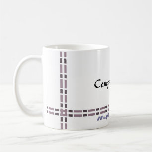Caneca De Café Design de Escritório Grape Link